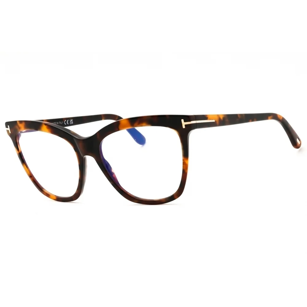 NWT Tom Ford FT6042-B Dark Havana Cat Eye 54mm Eyeglasses